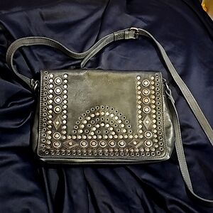 Patricia Nash Preselle Flap Zip Top (Black)